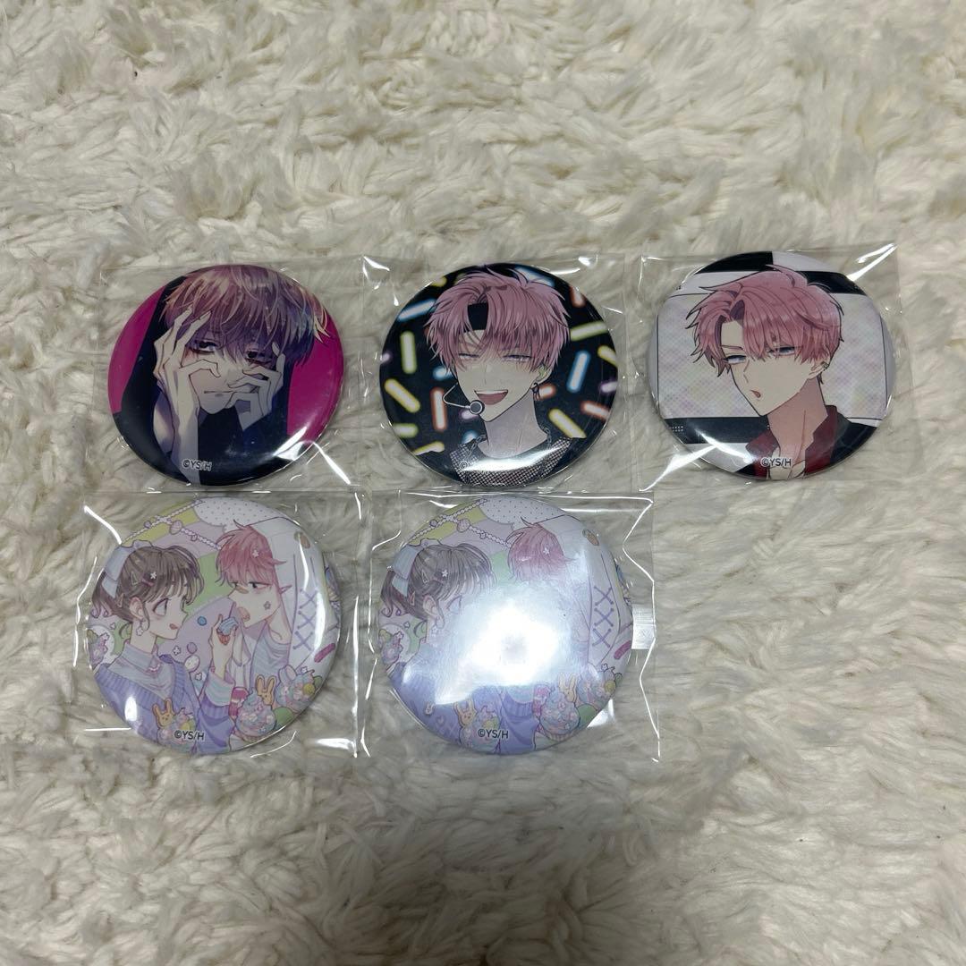 多聞くん今どっち トレーディング缶バッジ F/ACE展 福原多聞 ジメ原