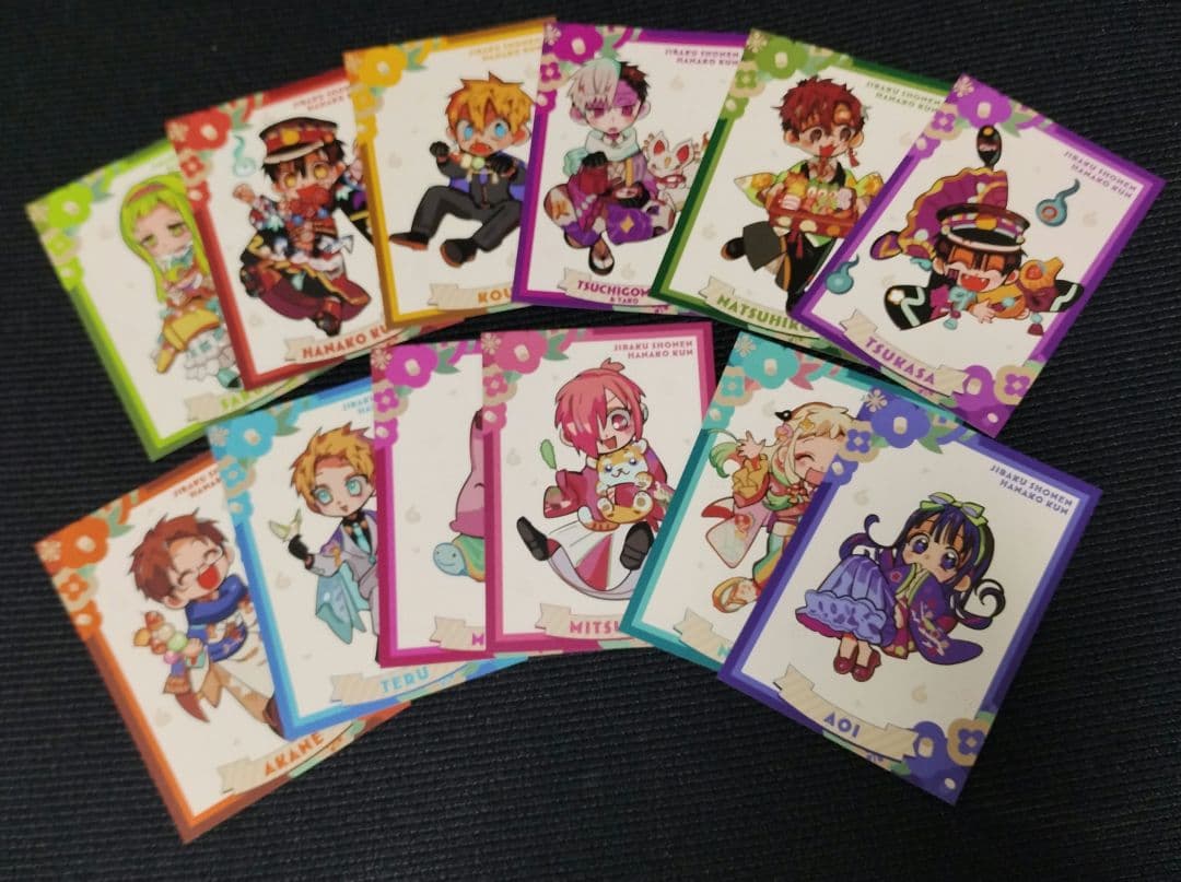 地縛少年花子くん ミュージアム 特典 イラスト カード コンプリートセット