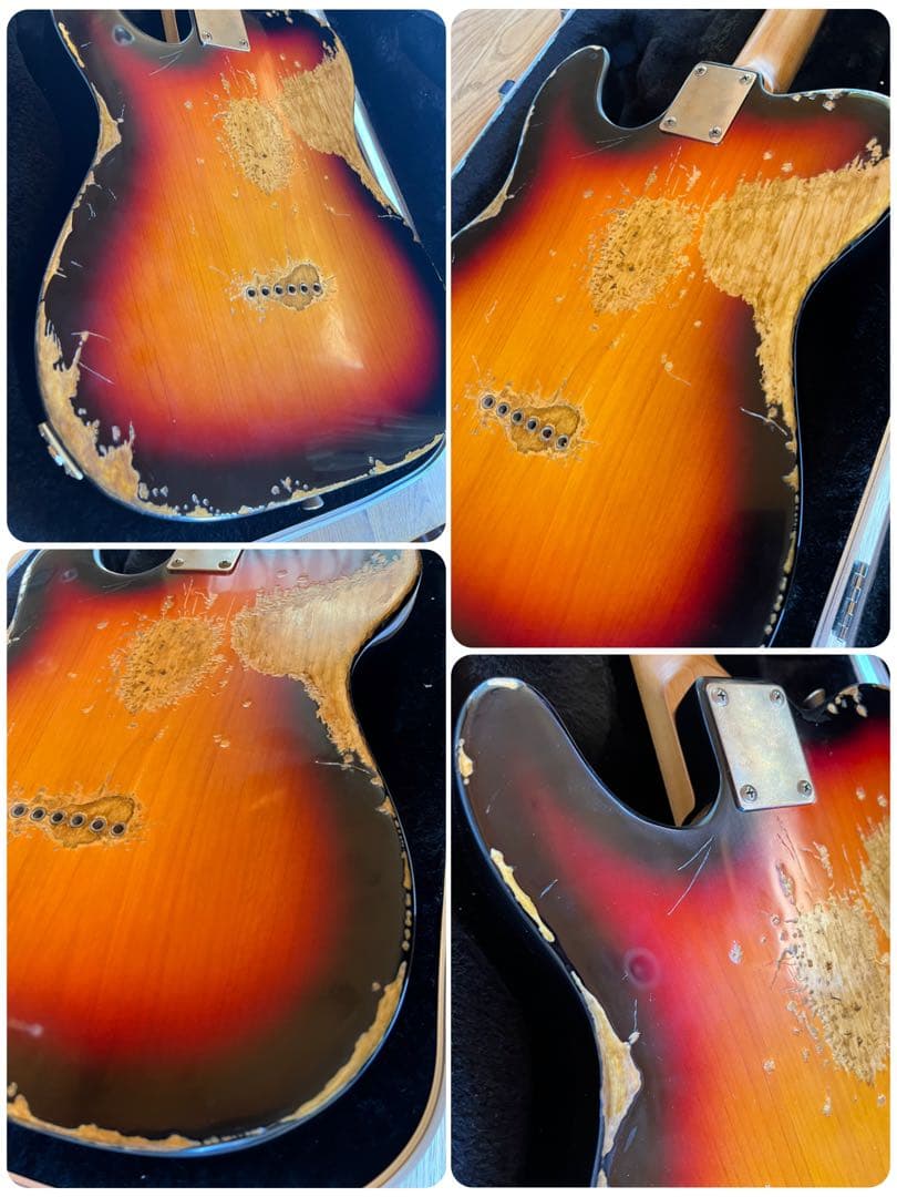 ハードレリック'57テレキャスタータイプ アルニコPU クラシックサン