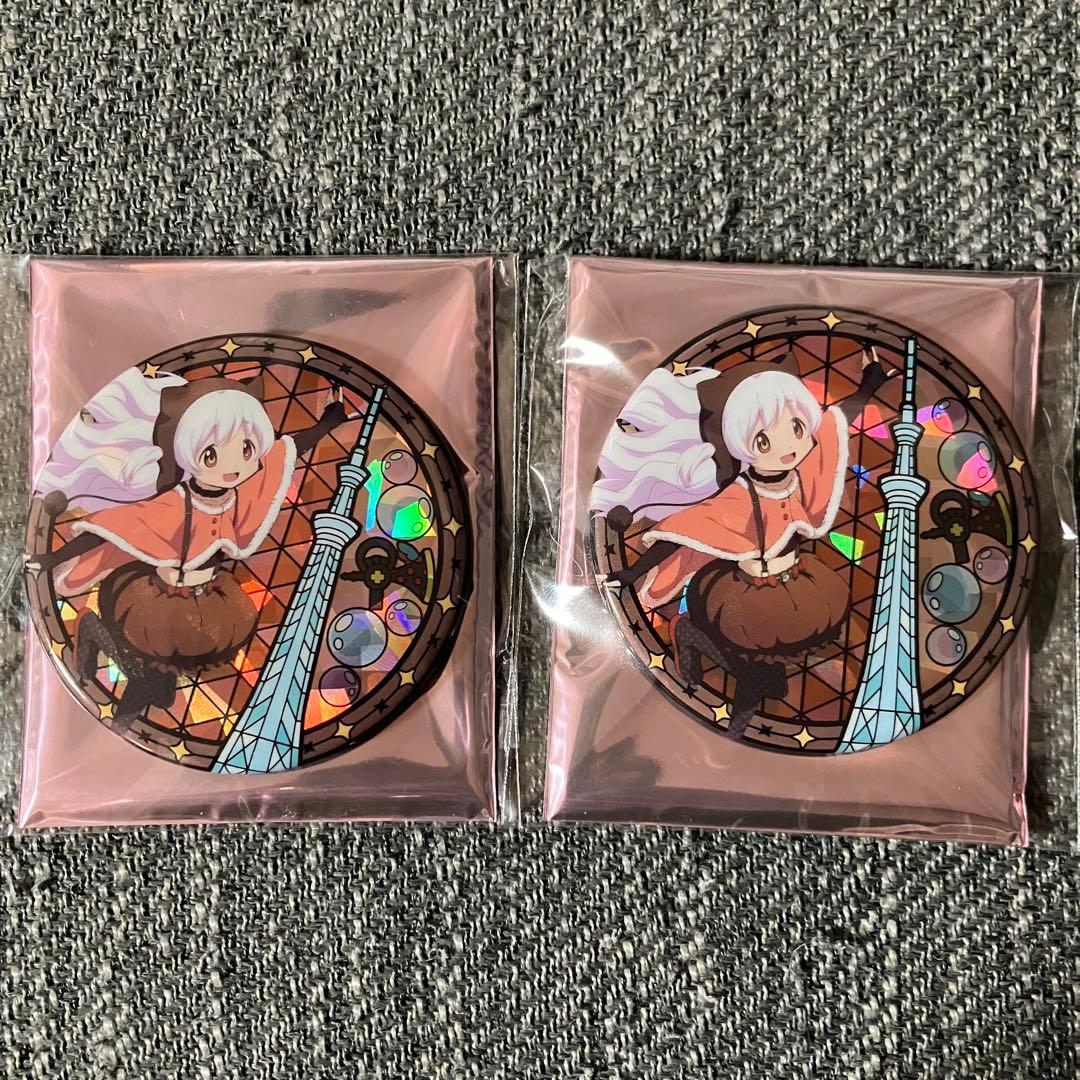 まどマギ スカイツリーコラボ 月夜のワルツ 缶バッジ 百江なぎさ 2点