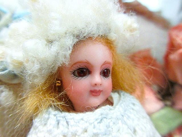 ヴィンテージ ミニョネット ビスクドール アーティスト ☆ キャシー