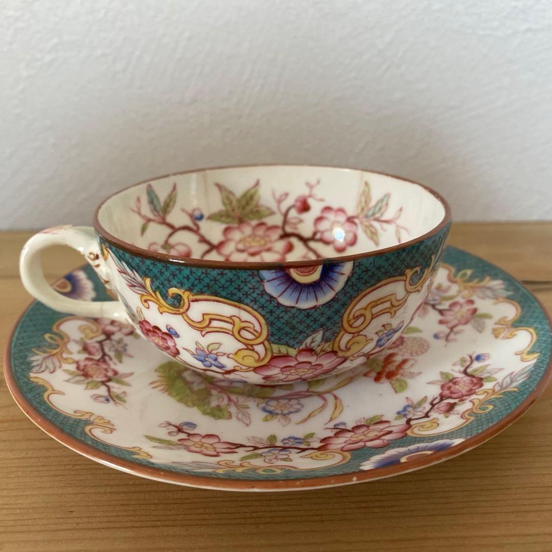 サルグミンヌペルセPERSE C&S フランスアンティークカップ&ソーサー