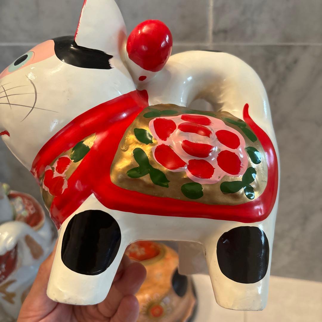 ヴィンテージ 伝統工芸品 お顔が可愛い過ぎる張子の犬 - メルカリ