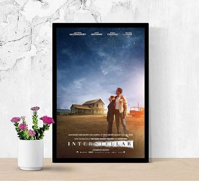 3点セット 黒額 映画ポスター インターステラー mp4 他2点 - メルカリ