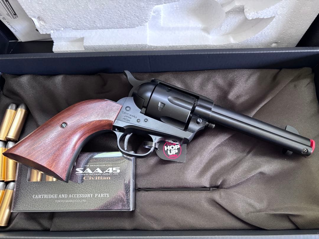 東京マルイ エアリボルバープロ コルトSAA シビリアン　スペアカートリッジ付き