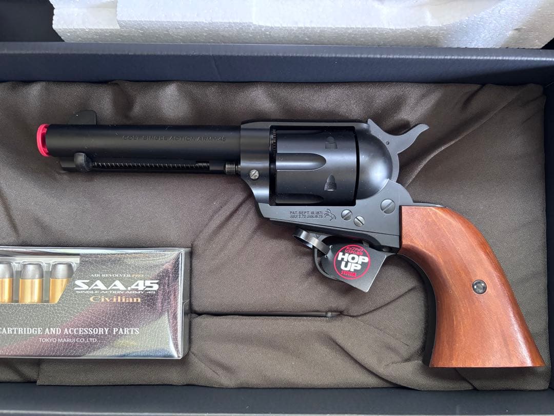 東京マルイ エアリボルバープロ コルトSAA シビリアン　スペアカートリッジ付き