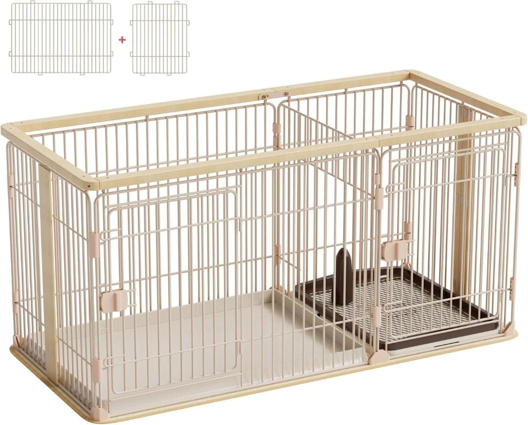 新品・未開封】WWI 犬用 ケージ ペットサークル 室内サークル 大型 わんこ