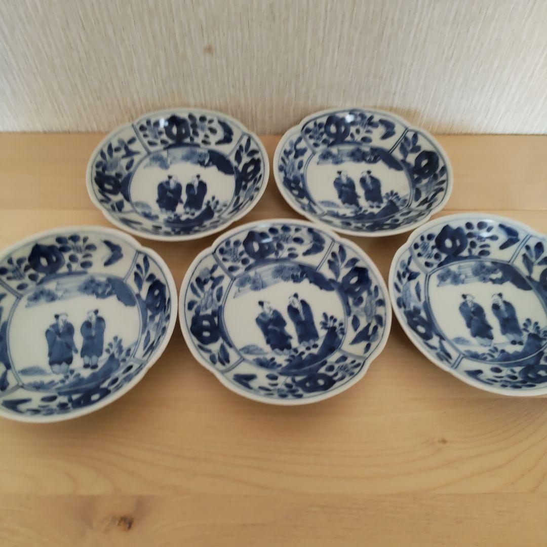 古伊万里　染付皿　大明万暦年製 古伊万里 印判染付皿 文化遺産オンライン