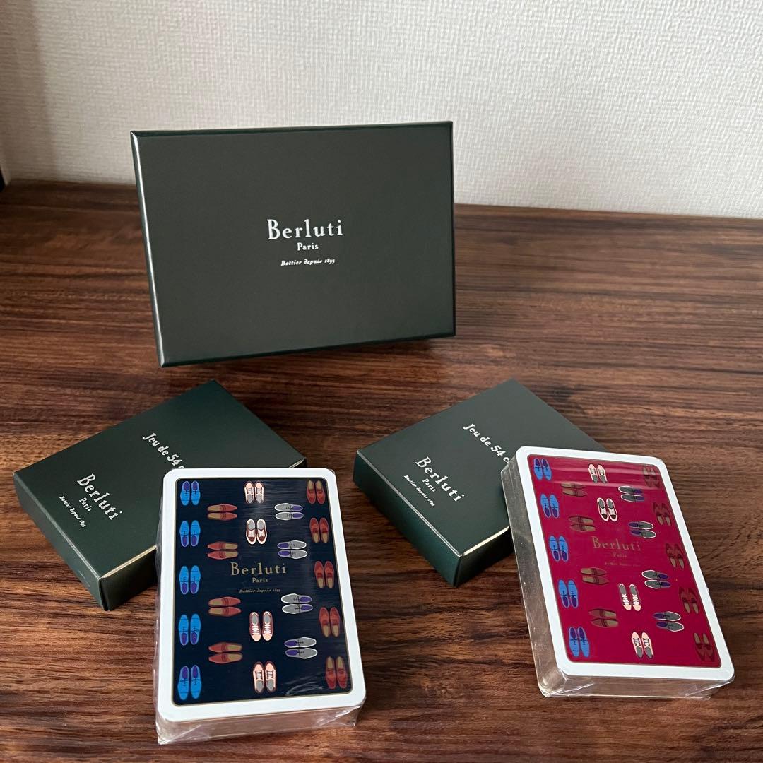 新品・未使用品！！】ベルルッティ トランプ カードゲーム 小物 2つセット