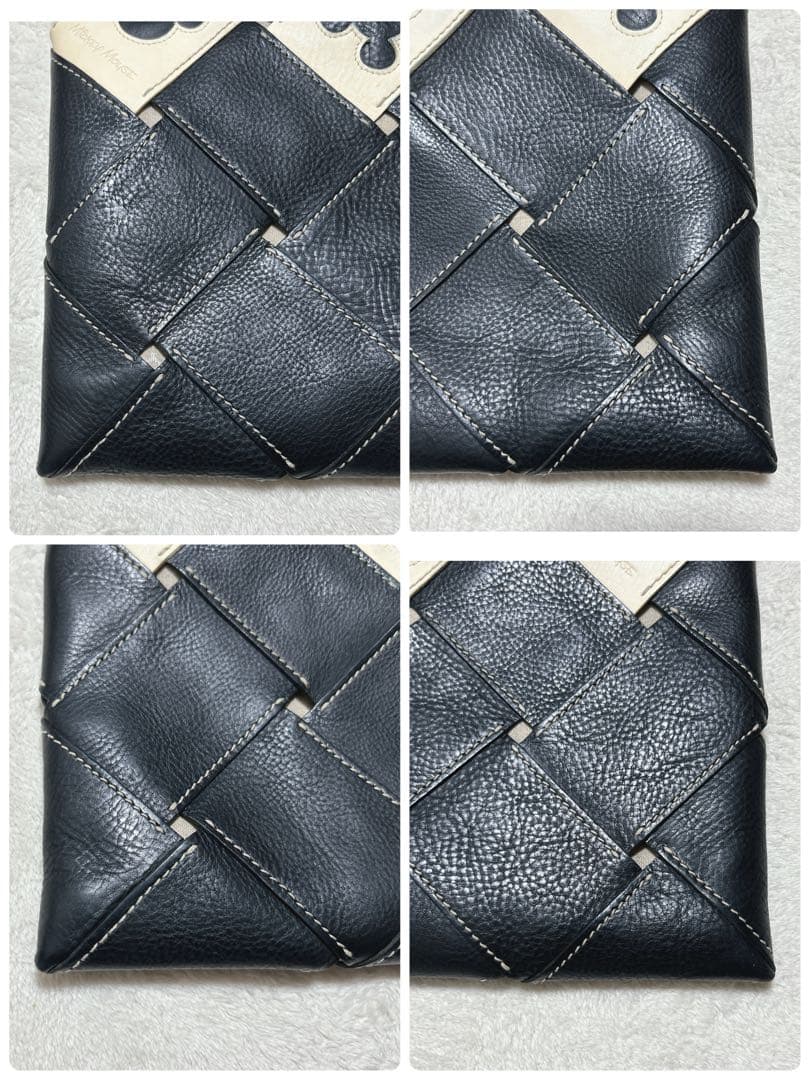 genten サスティナブルカットワーク 限定ミッキーマウス ショルダーバッグ