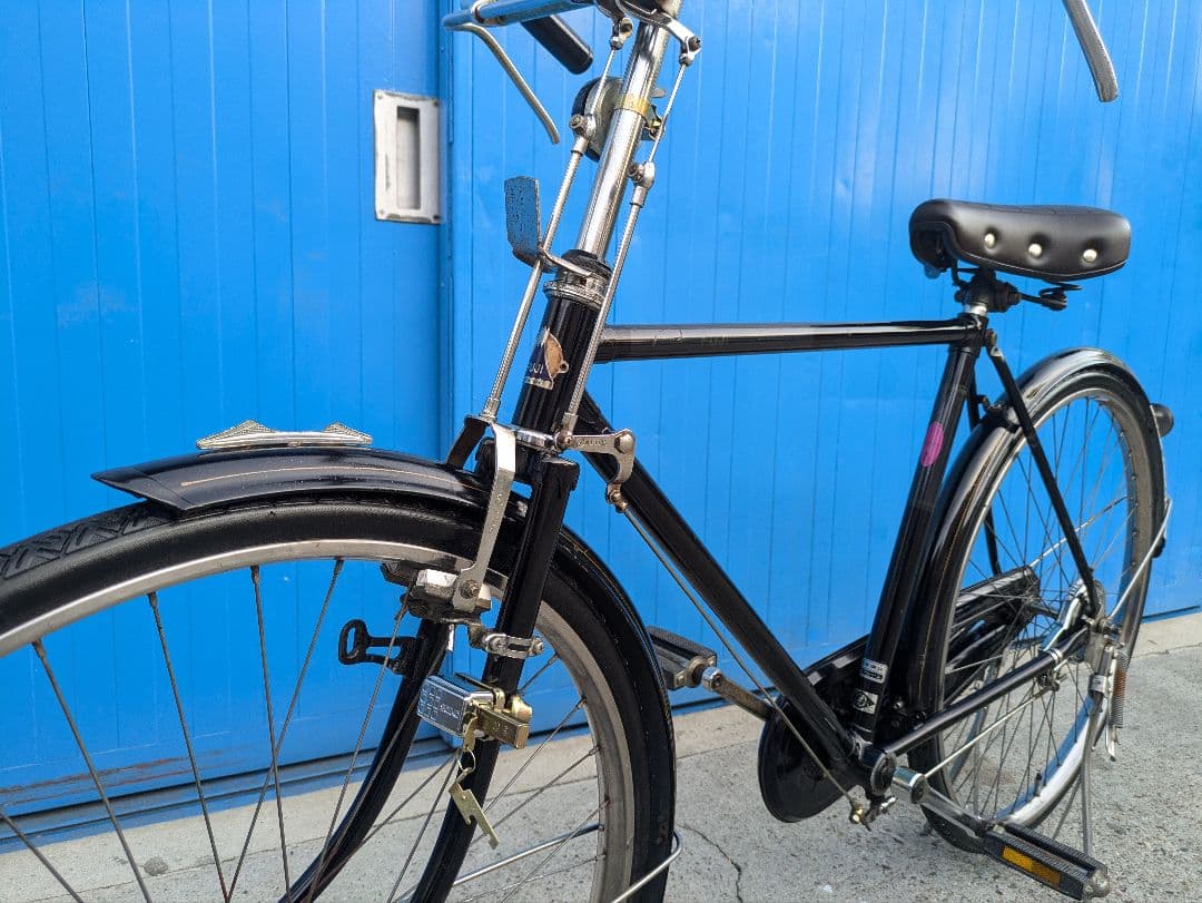 美品 富士 実用車 レトロ 自転車 ビンテージ 昭和 ロッドブレーキ