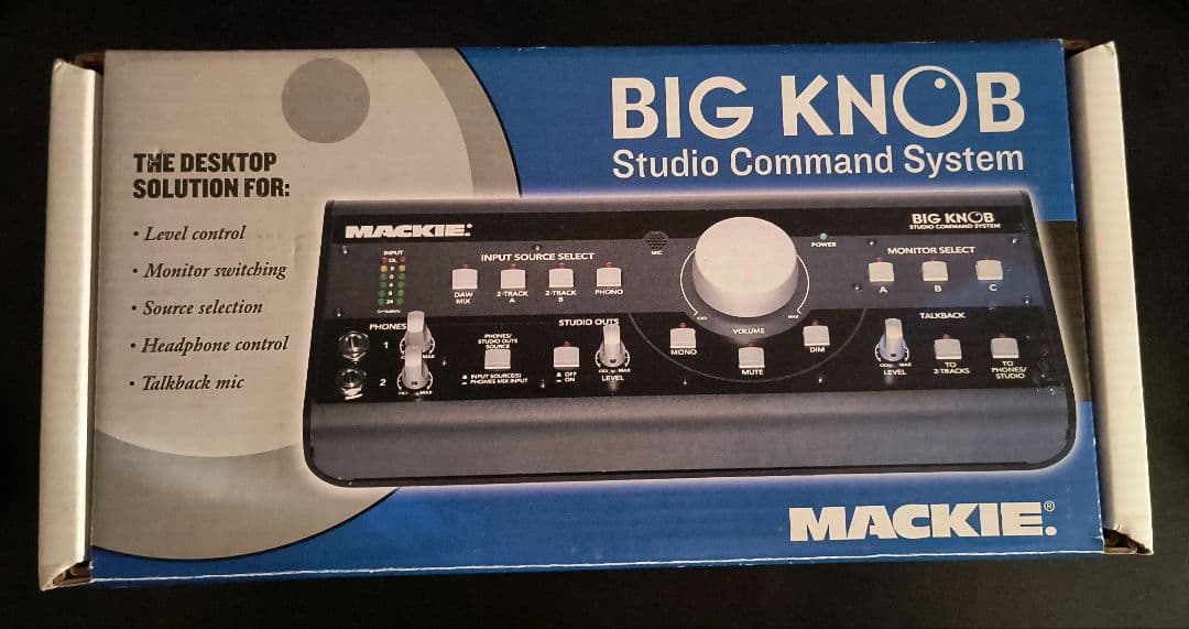 MACKIE Big Knob 初代 モニターコントローラー 動作確認済 Amazon.co