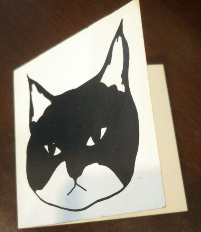 1点モノ猫アンティーク ブローチ トルコ石/シルバー/ N.Y.から