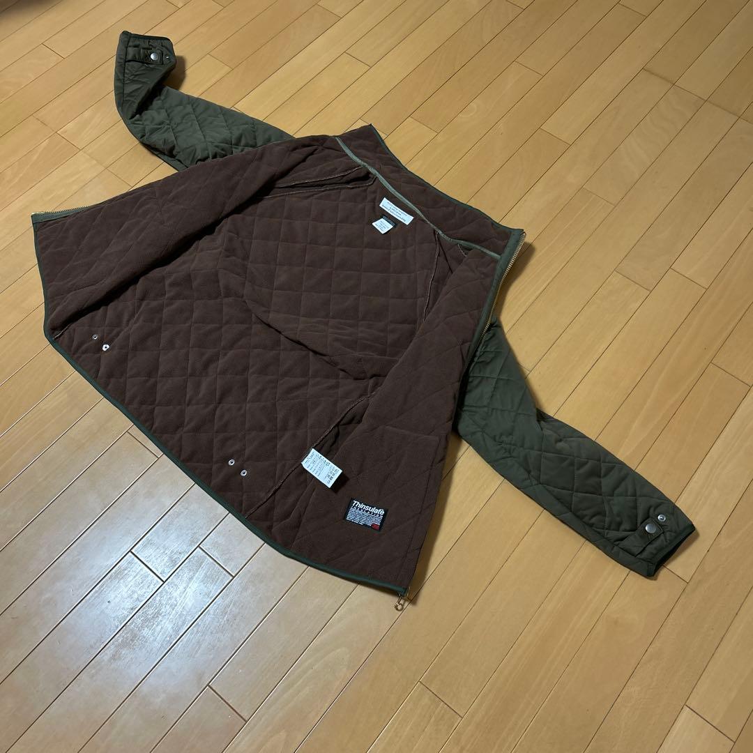 オリーブ キルティングジャケット最終です。2026年1月30日まで - メルカリ