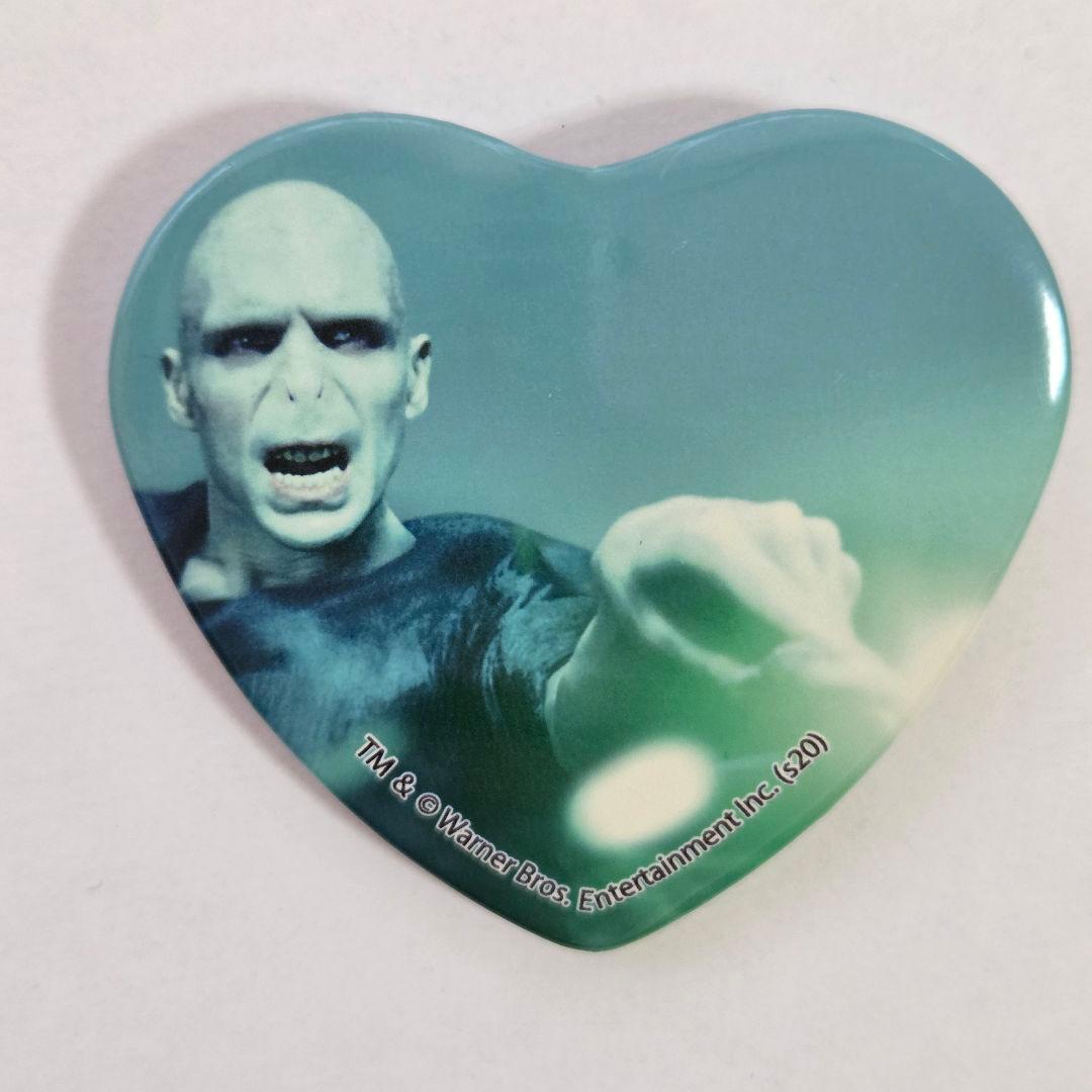 ヴォルデモート　缶バッジ 　ハート　ハリー・ポッター　ウィザコレ