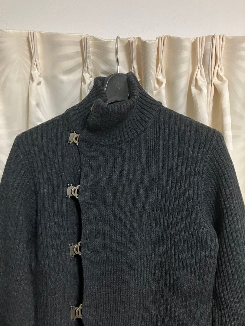 D &G ドルチェ&ガッバーナ　アウター リブ編みタートルネックジャケット