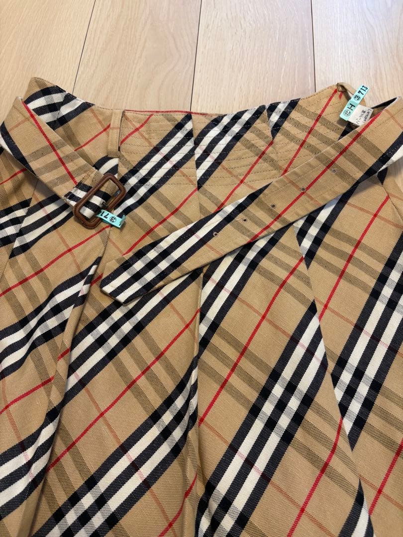 バーバリー スーパーロングスカート ノバチェック