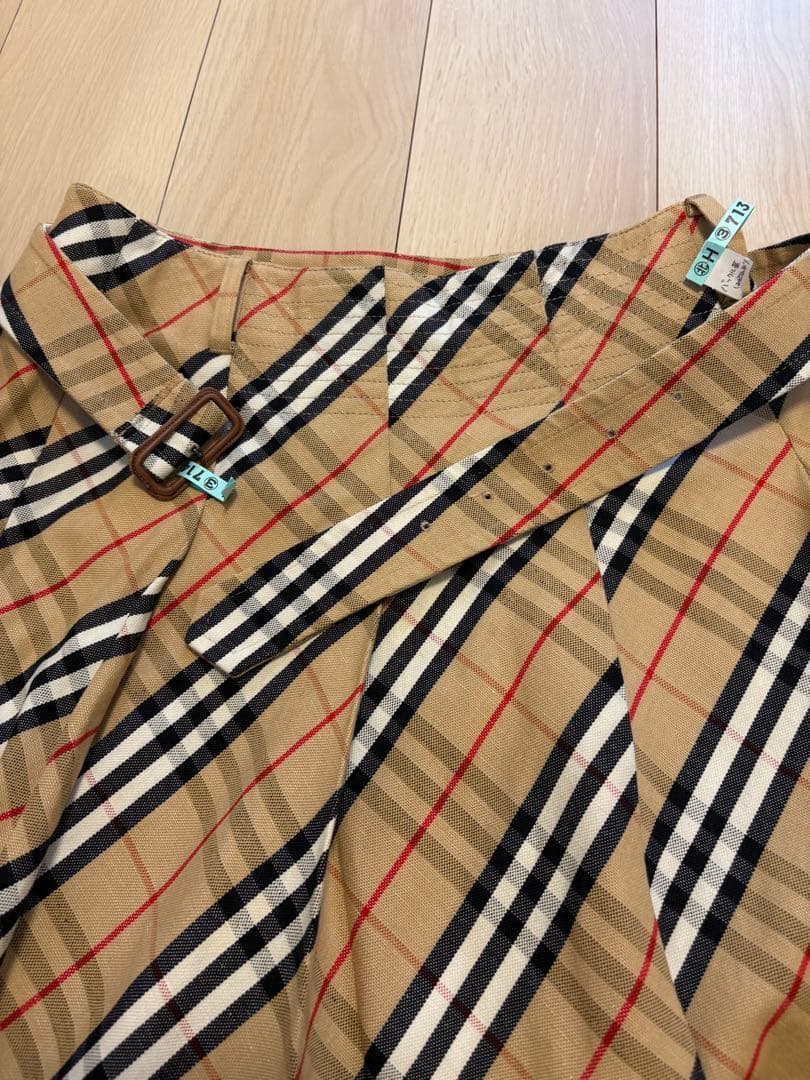 バーバリー スーパーロングスカート ノバチェック