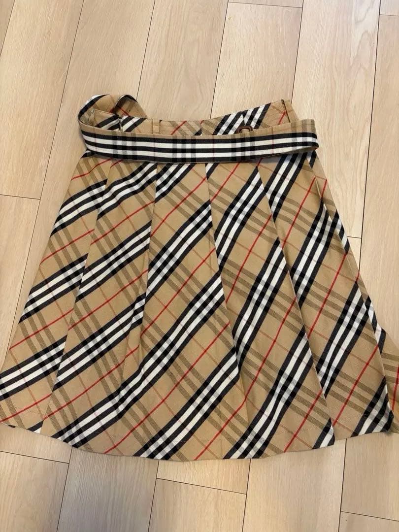 バーバリー スーパーロングスカート ノバチェック