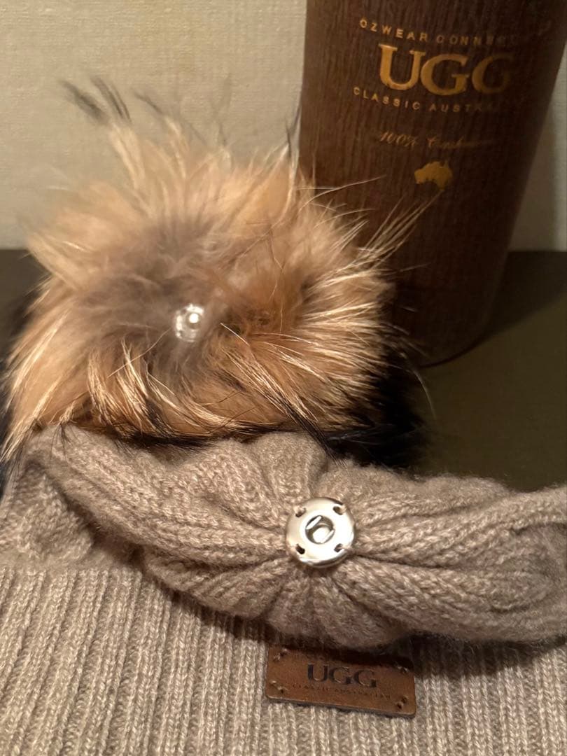 OZWEAR CONNECTIONケーブルニット カシミヤ ビーニー OZWEAR UGG