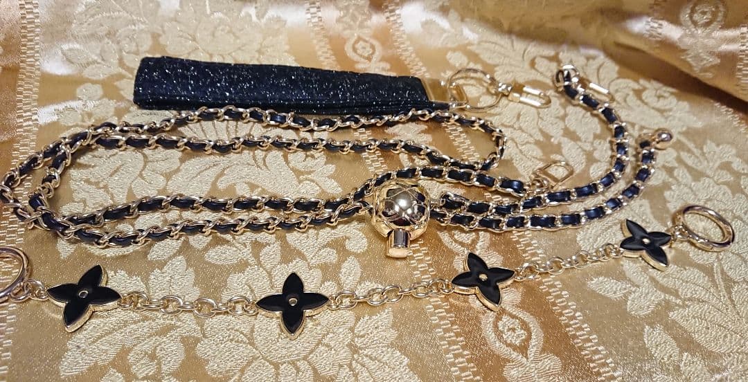 ☆CHANEL ブラック ツィード チェーン ショルダーバッグ☆