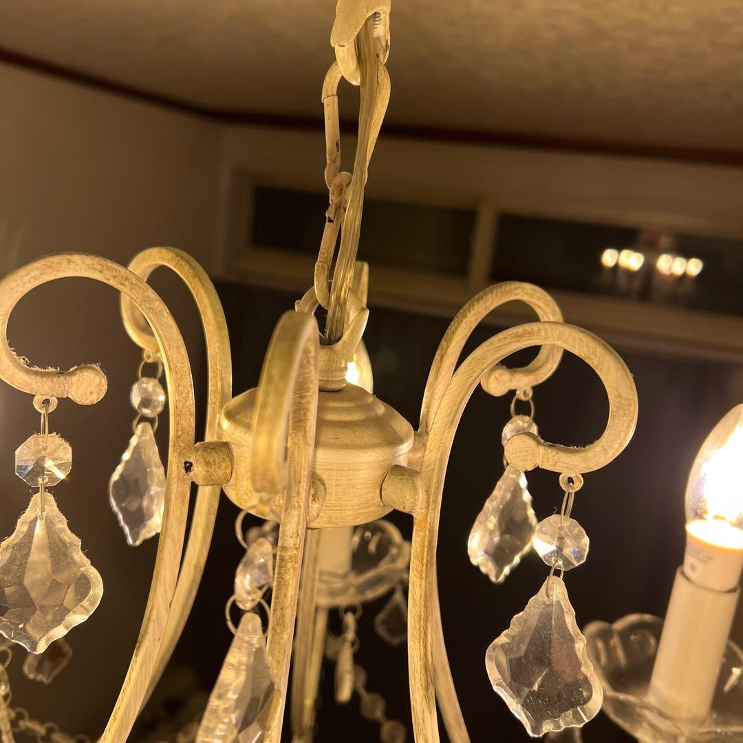 良品 エルジュエル クリスタルアンティーク調シャンデリア 豪華 高級 LED