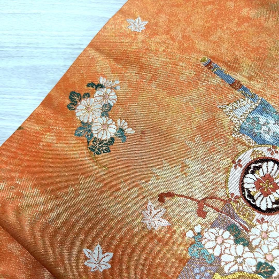 O-543 名古屋帯 名古屋仕立て 九寸 正絹 着物 - メルカリ