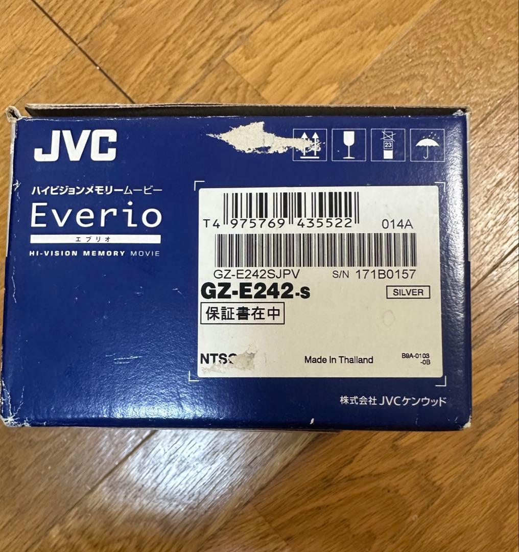美品！JVC Everio GZ-E242-s ハイビジョンメモリームービー
