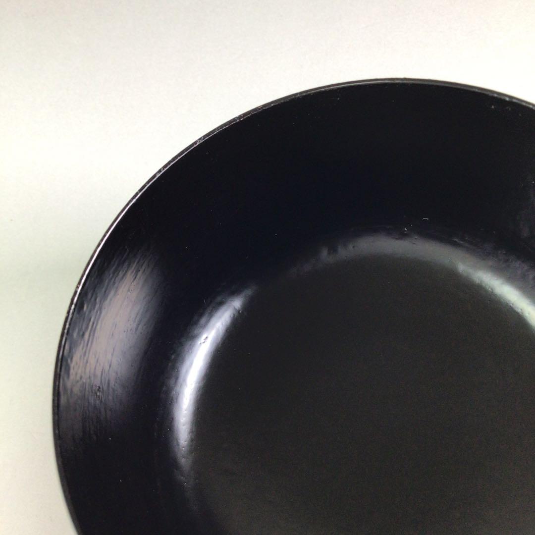 R48 棗 『松永忠能(三喜三)作』『溜塗』『大平棗』 共箱 茶道具