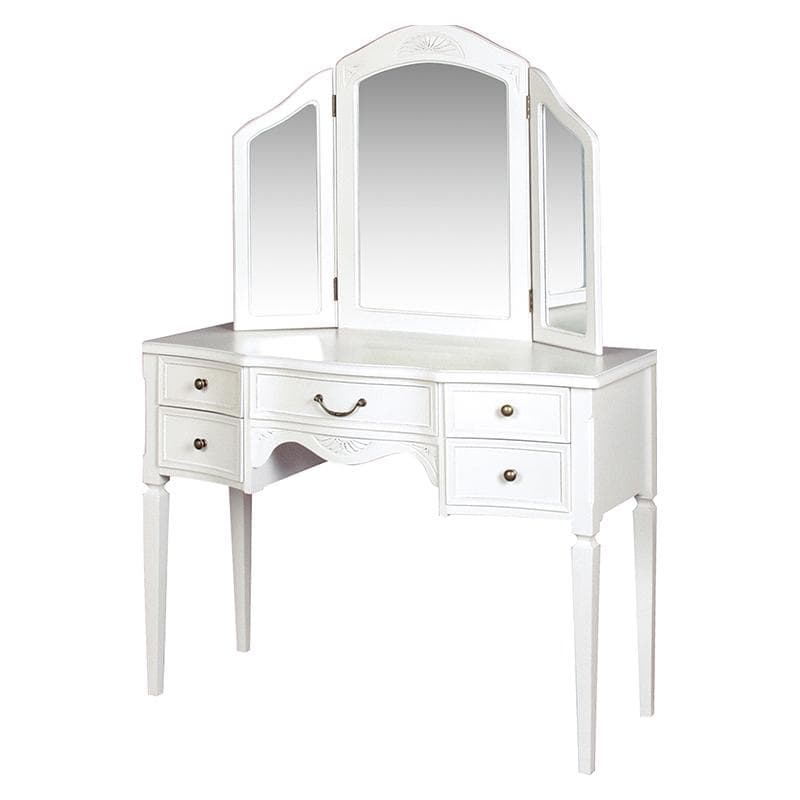 ホワイトアンティーク調 クラシカルなドレッサー