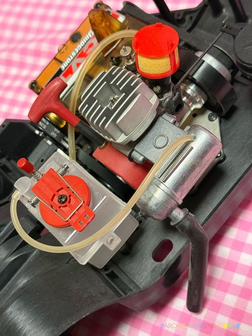 値下げ中★京商 ニッサンテラノ 1/9スケールRC10〜11エンジン4WD RV