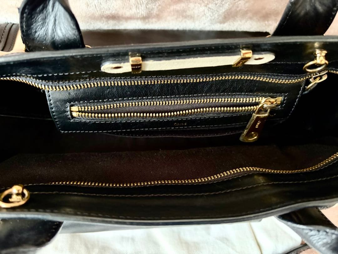 【美品】 値下げ Chloe クロエ Alice アリス ハンドバッグ 2way