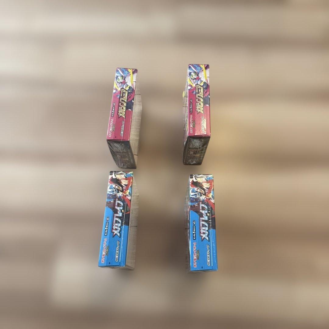 ポケモンカードゲーム メガブレイブメガシンフォニアシュリンク付き4BOX