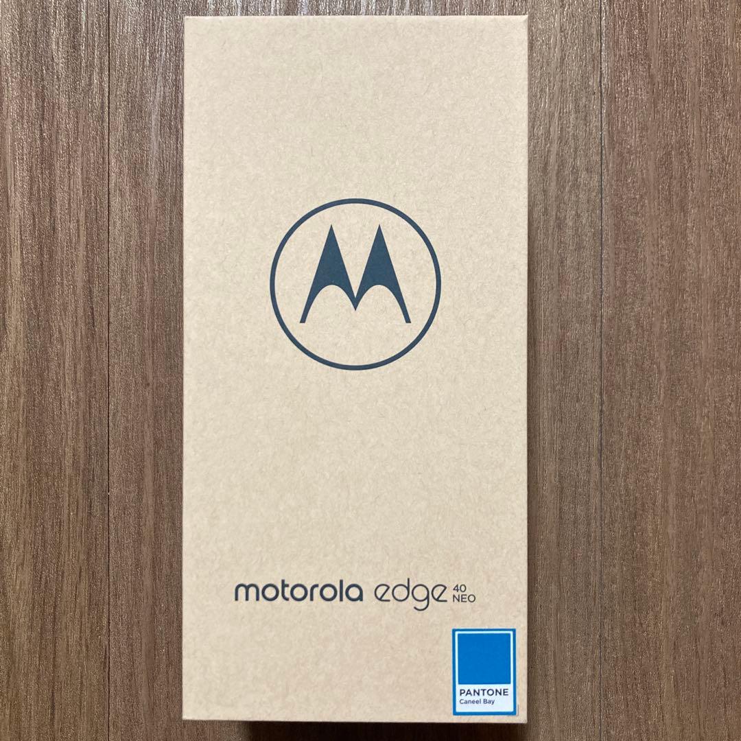 新品本体】motorola edge 40 neo カリビアンブルー【未開封】