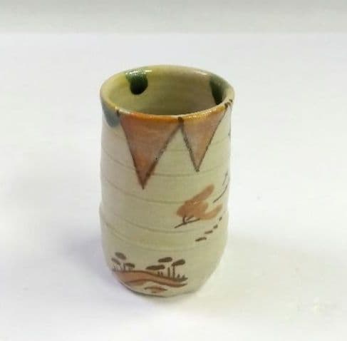 茶道具 茶箱用 茶碗 茶巾筒 振出 弥七田織部 菊泉窯 田中源彦 新品の