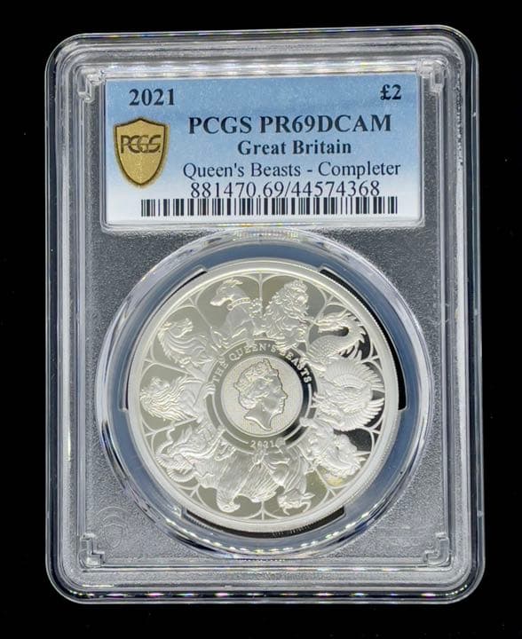 特別価格】クイーンズビースト 銀貨 ロイヤルミント 2021 コイン PCGS