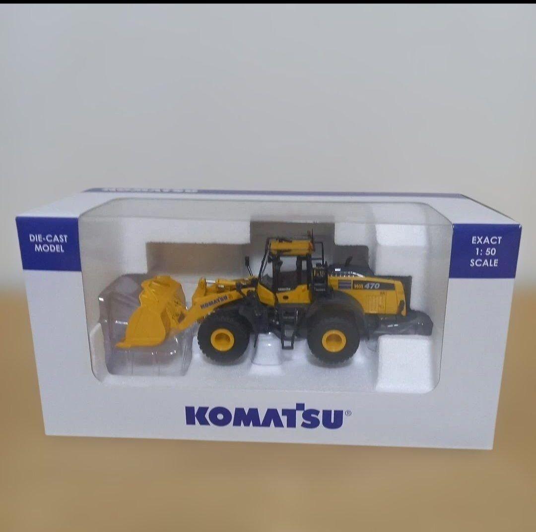 Komatsu WA470-8 1/50スケール KOMATSU WA 470-8 Diecast Wheeled Loader, 1:50, Universal Hobbies