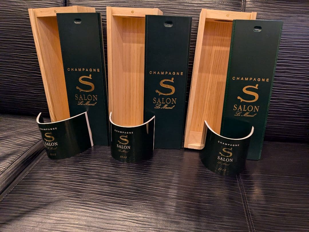 SALON シャンパン サロン2013 2015 空箱 空瓶 未開栓】サロン SALON