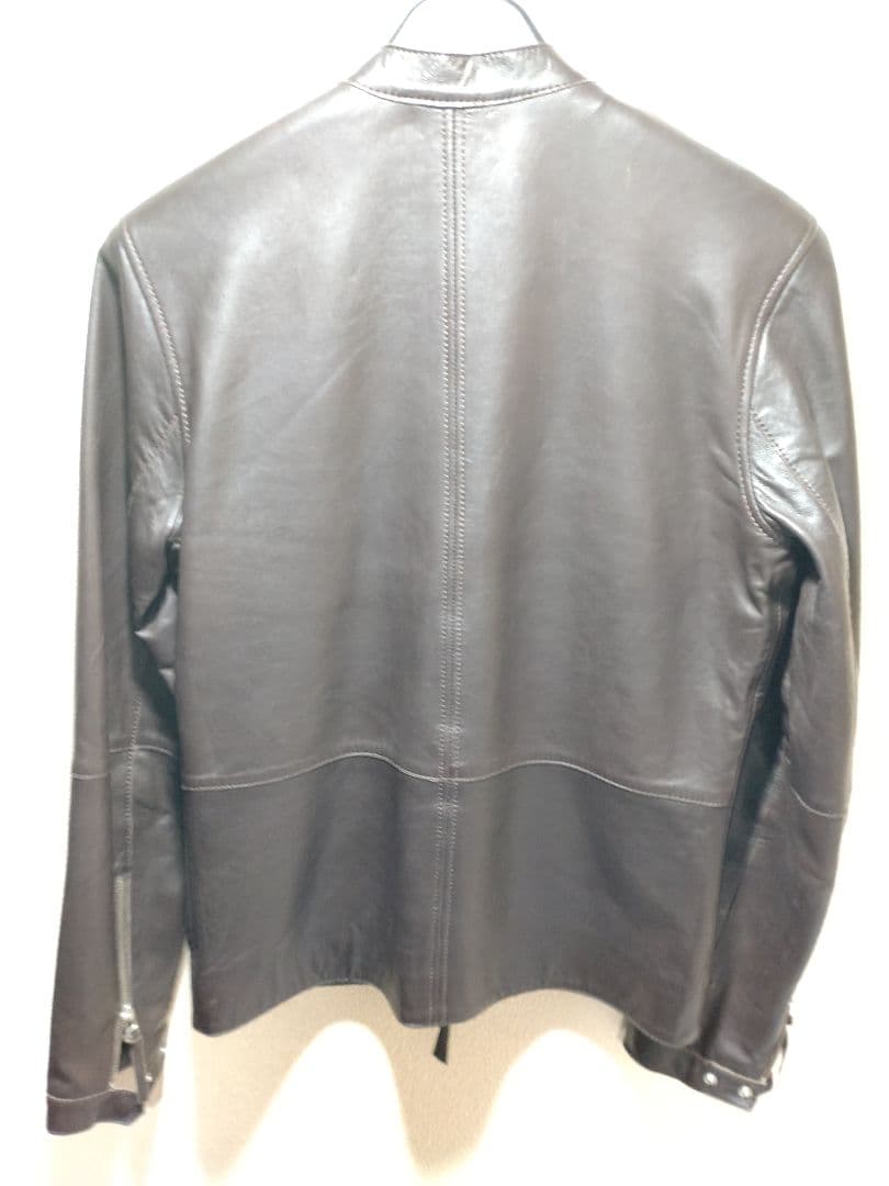 プリティグリーン ラムレザー 茶 ブルゾン pretty green 2025年最新