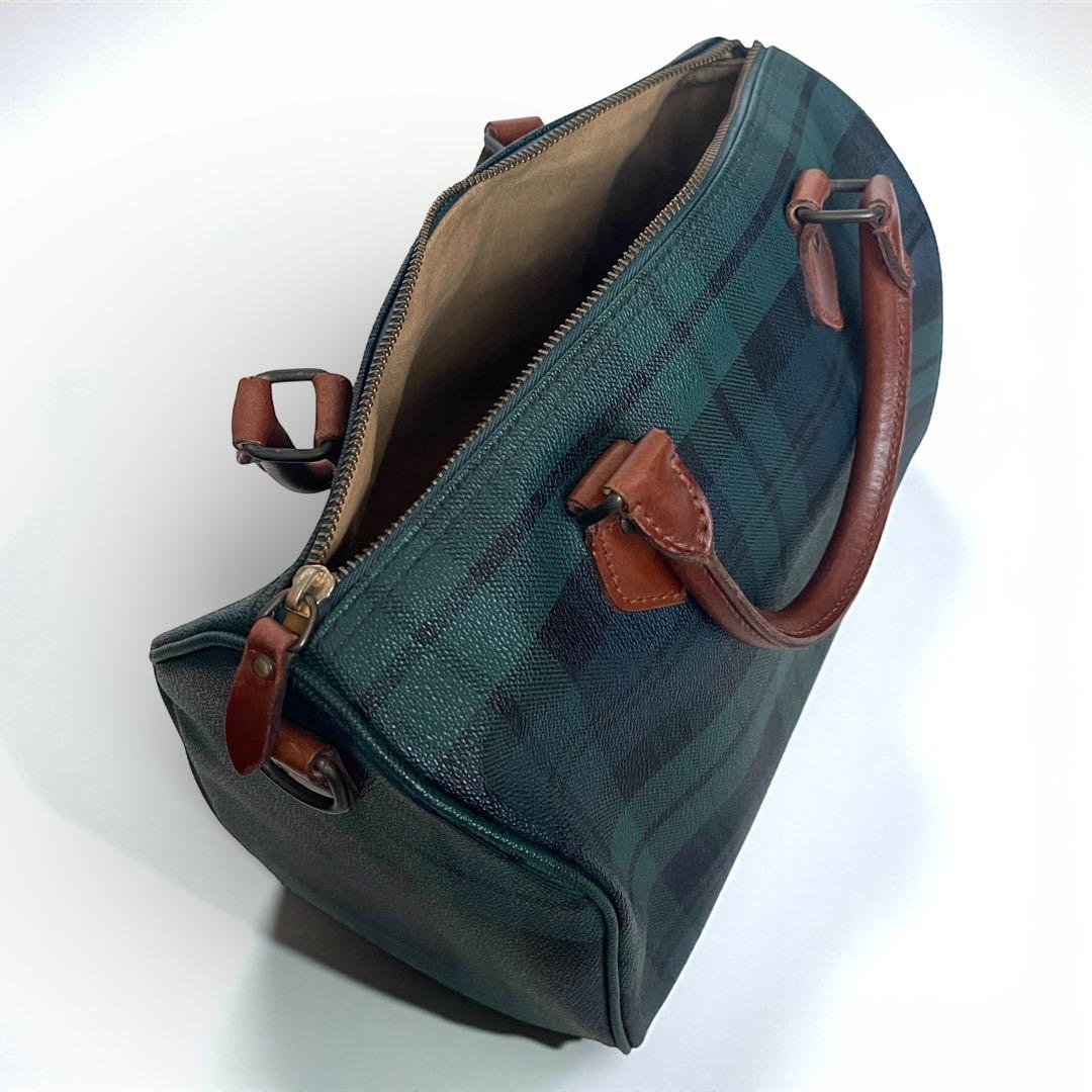 POLO RALPH LAUREN ミニボストン ブラックウォッチ PVC