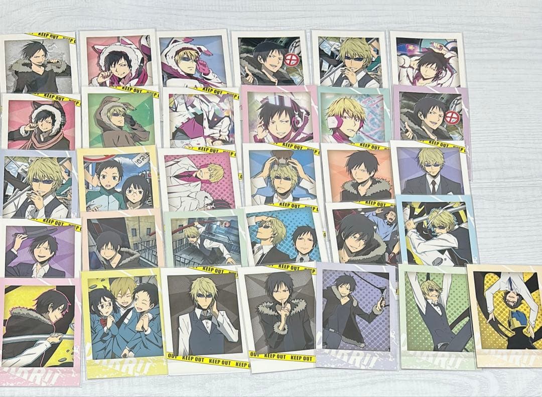 デュラララ チェキ風カード 折原臨也 バースデーパック コンプ