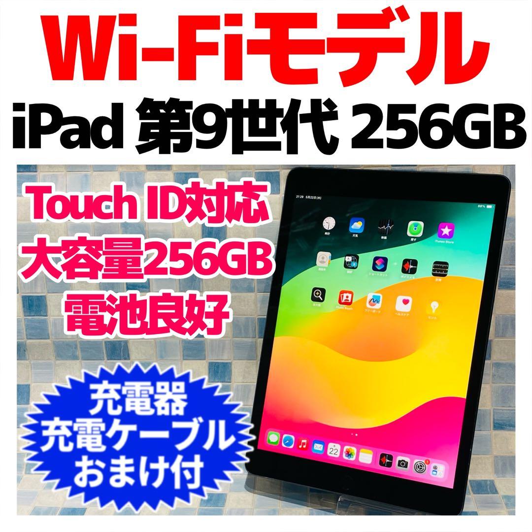 Wi-Fi iPad 第9世代 本体 256GB スペースグレイ 電池良好