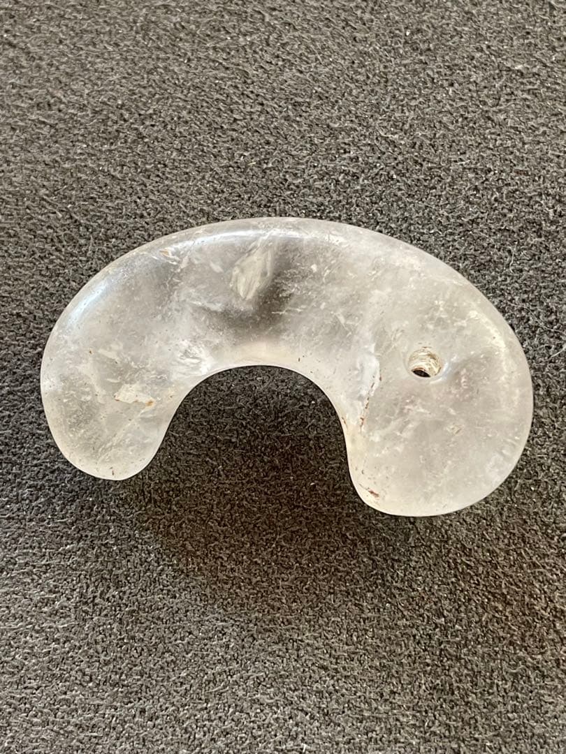 古墳時代 水晶製勾玉 出土品