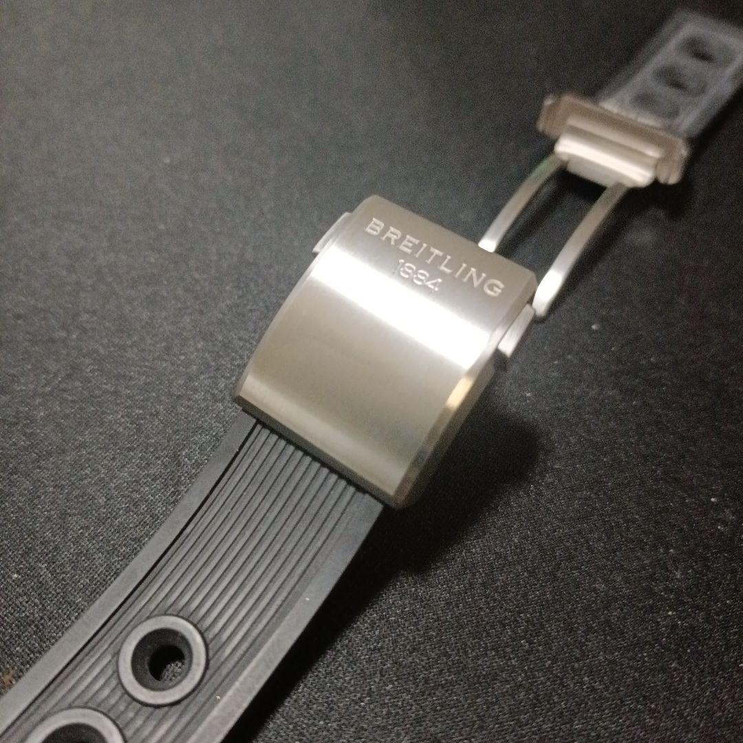 ノ*ロ様 ノヒロ　BREITLING ラバーベルト ブラック