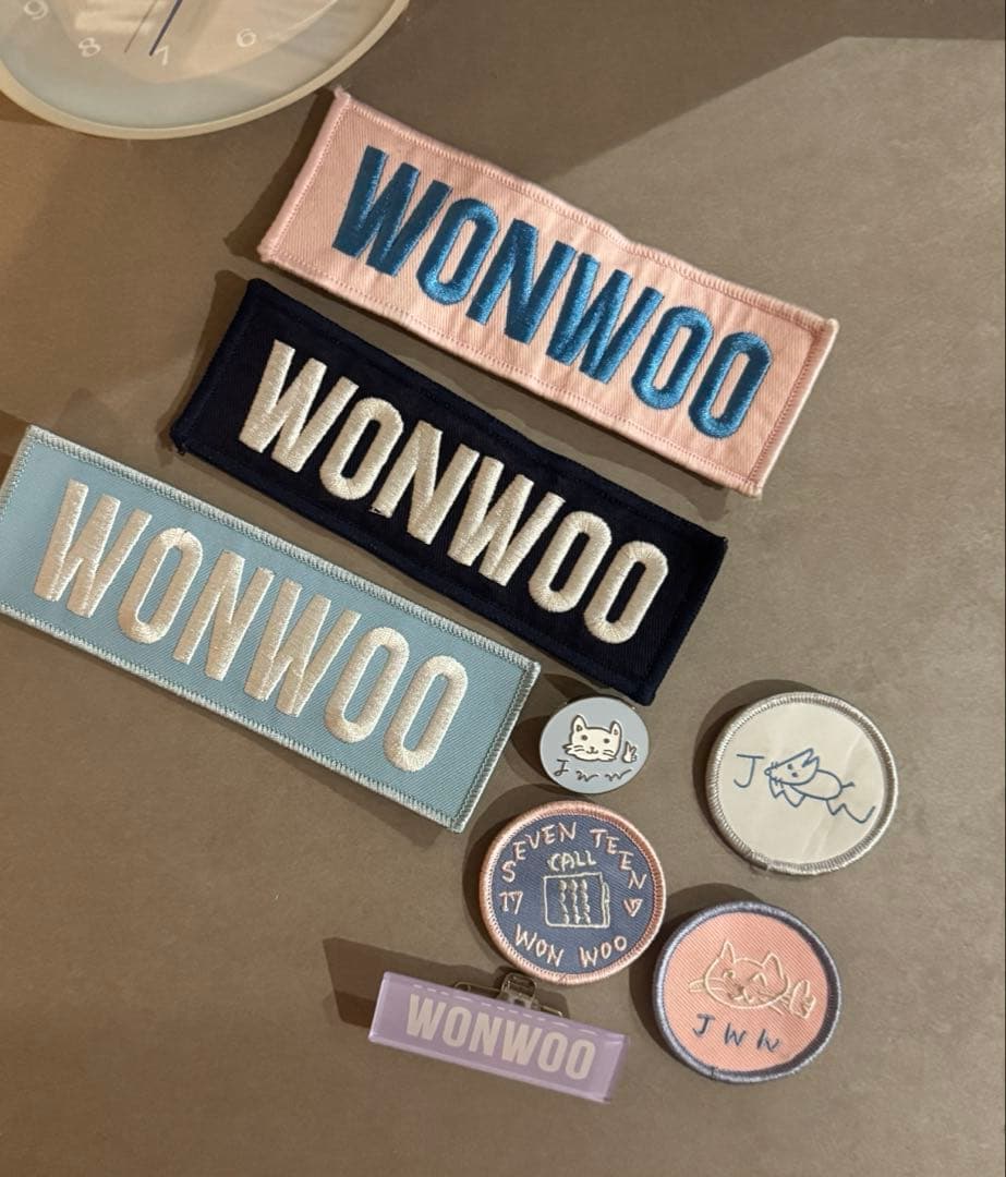 SEVENTEEN セブチ ウォヌ ネームワッペン