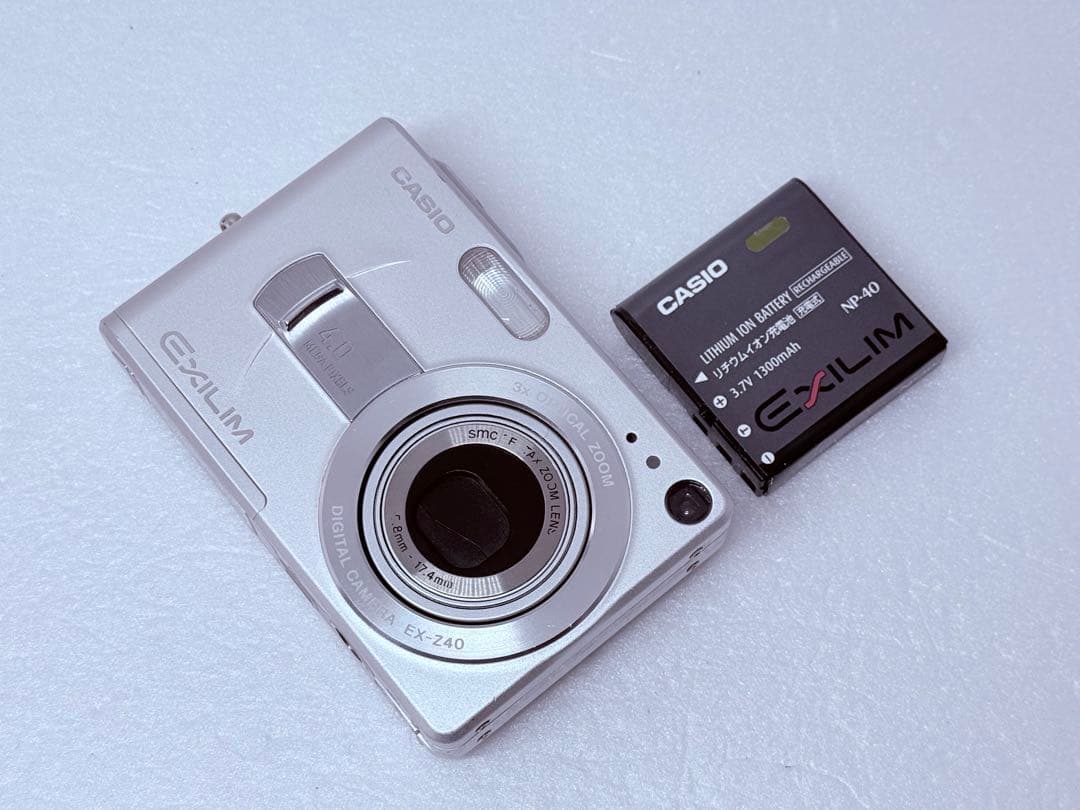 CASIO EXILIM EX-Z40 動作確認済 コンデジ 4メガピクセル - メルカリ