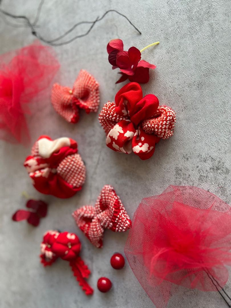 じゅり様order 七五三髪飾り　ヘッドドレス