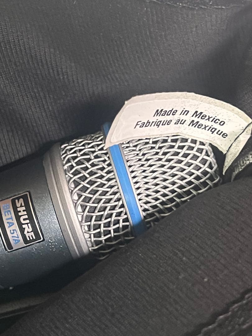 SHURE BETA57A 稀少 ガラスダイアフラム マイク 未使用に近い