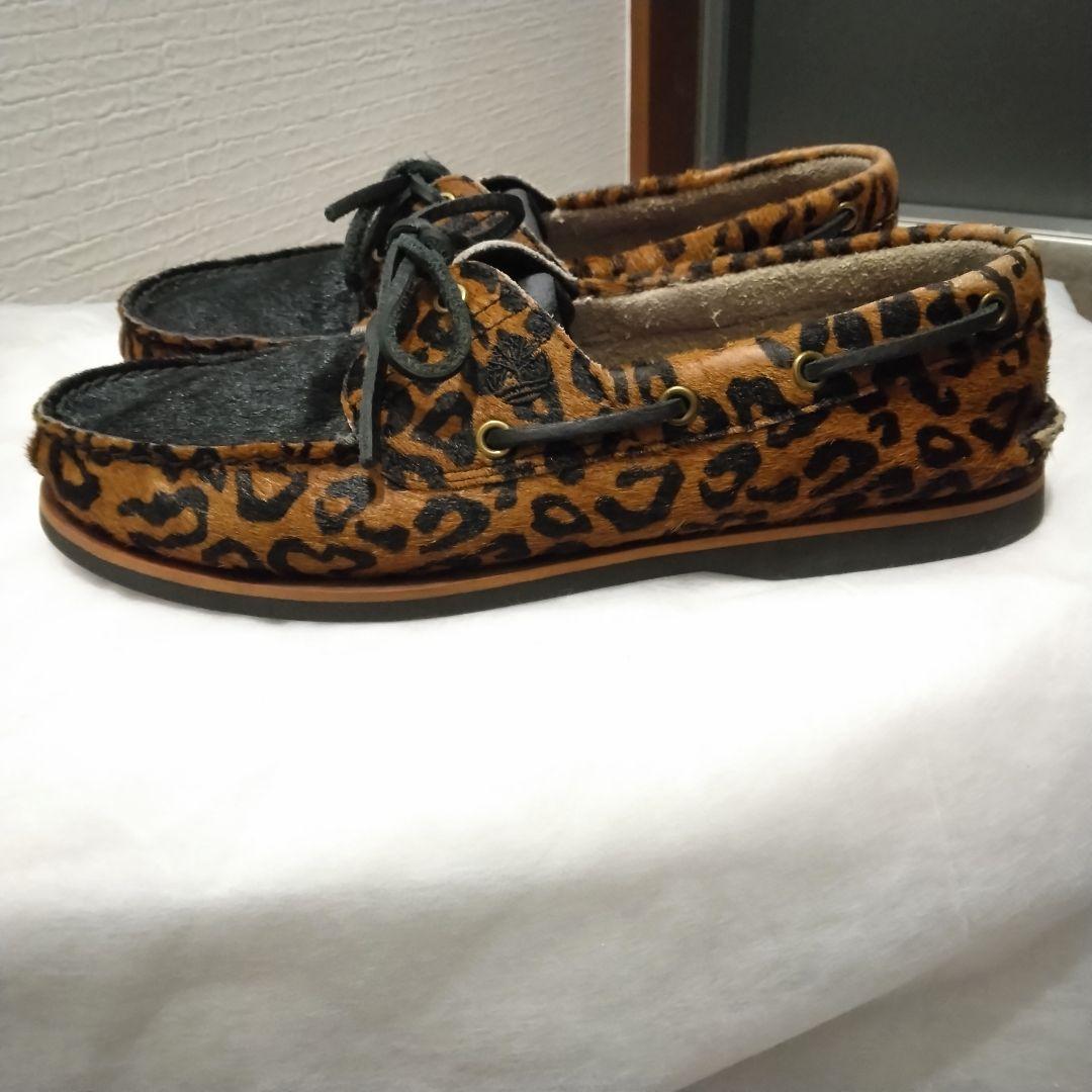 【稀少】ワコマリア×ティンバーランド デッキシューズ レオパード柄 ハラコ使用