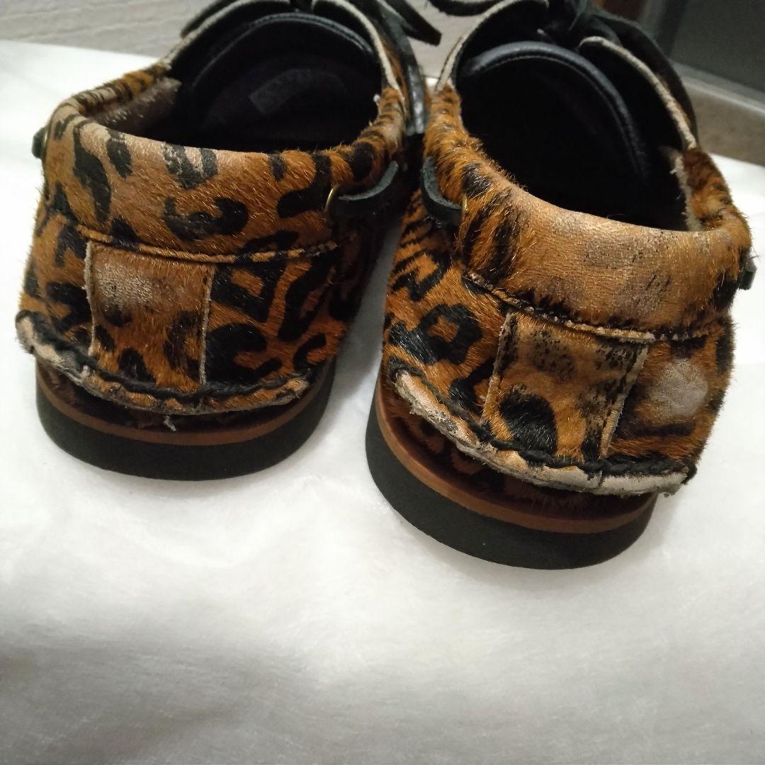 【稀少】ワコマリア×ティンバーランド デッキシューズ レオパード柄 ハラコ使用